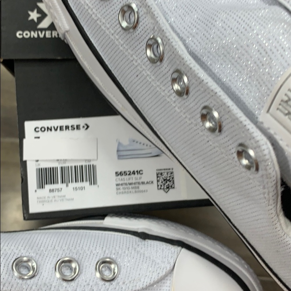 CONVERSE CTAS LIFT SLIP white/white/black - Picture 9 of 16
